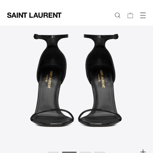 OPYUM SANDALS IN PATENT LEATHER SAINT LAURENT - Picture 7 of 8